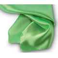 Lime Green Polyester Satin Scarf - 30"x30"